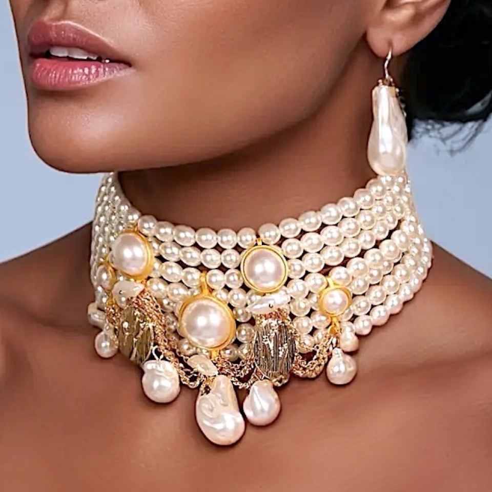 Collar/Choker + Aros Eva
