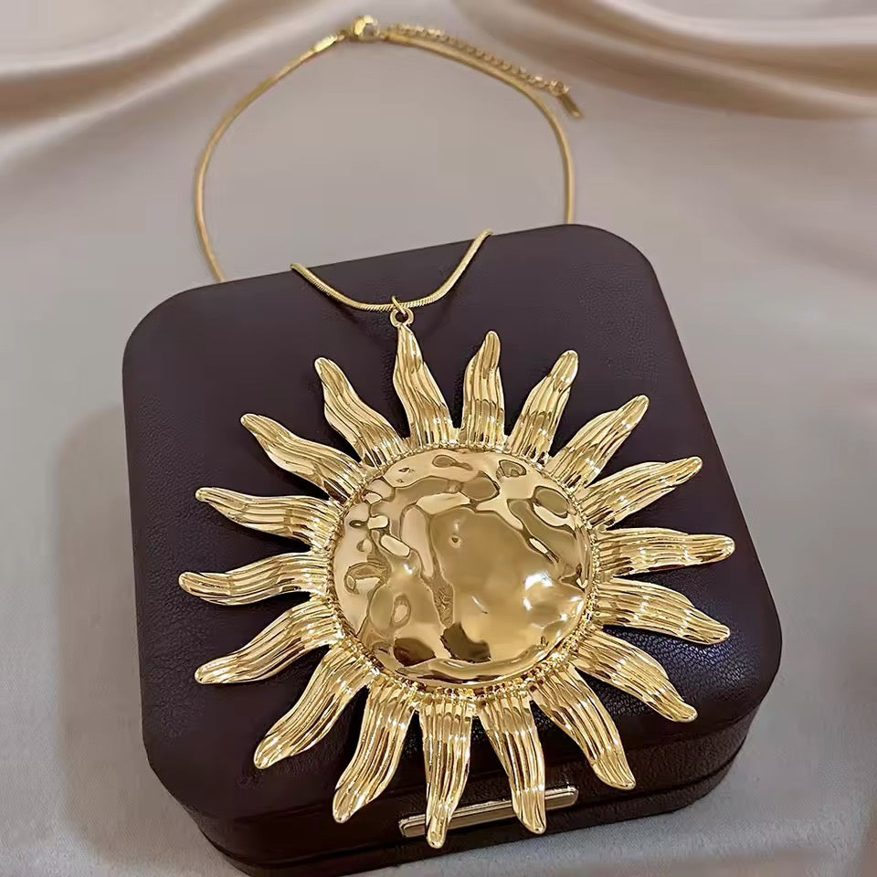 Collar Acero Sol