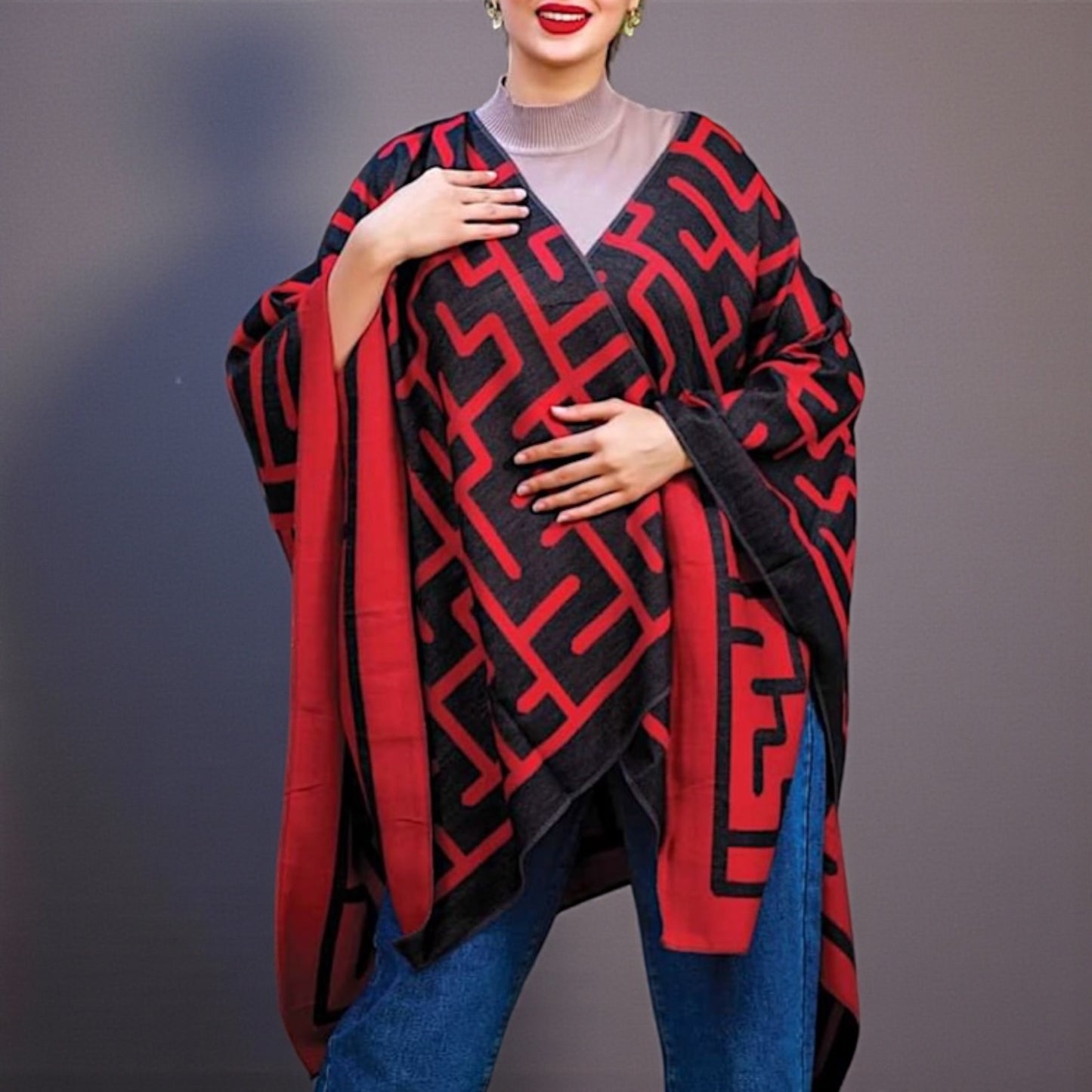 Ruana Reversible Raisha