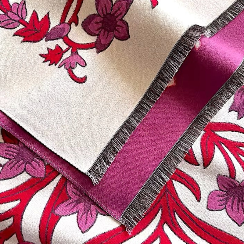 Pashmina/Chal/Bufanda Reversible