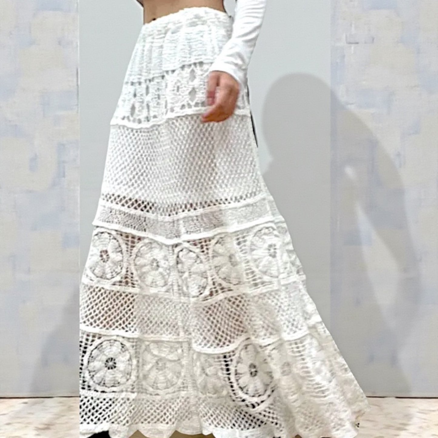 Pollera Crochet Tina