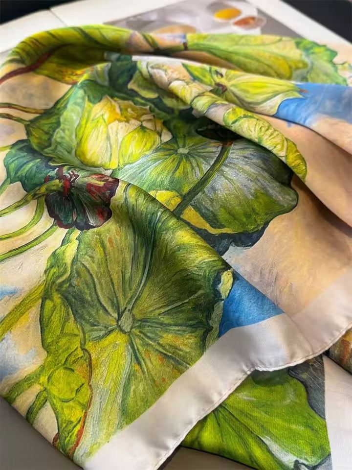 Pañuelo Seda Perla
