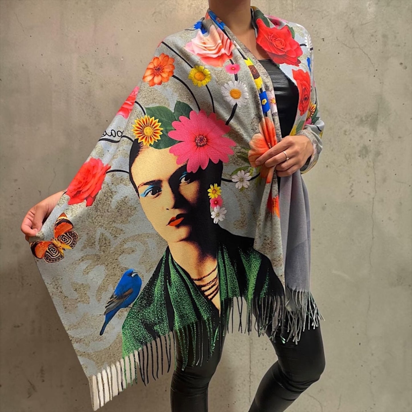Pashmina Frida Flower