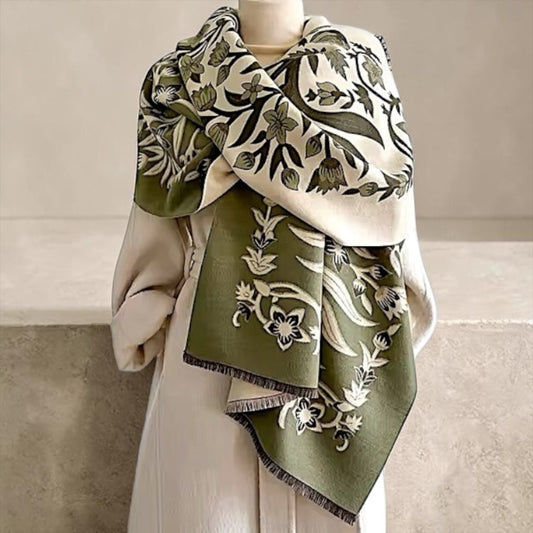 Pashmina/Chal/Bufanda Reversible