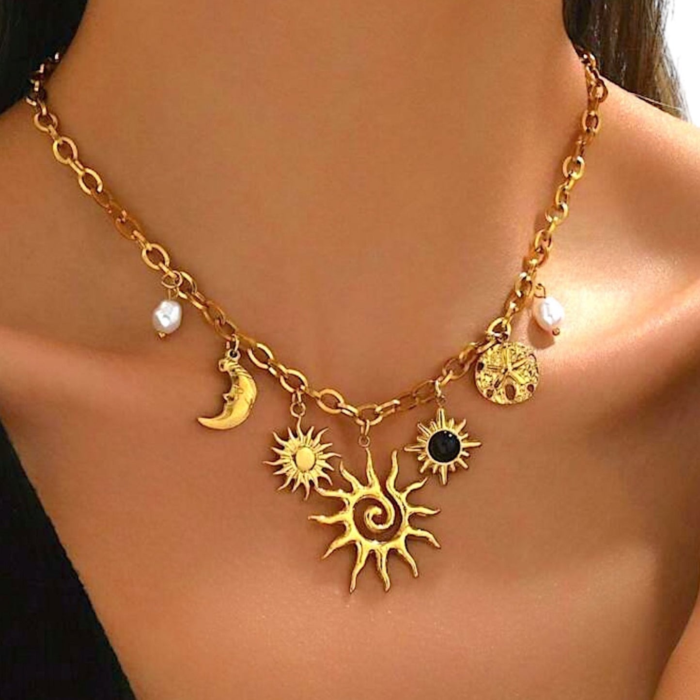 Collar Acero Evaluna