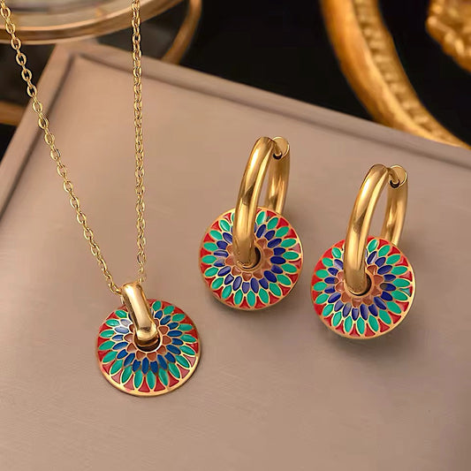 Collar & Aros Acero Amy