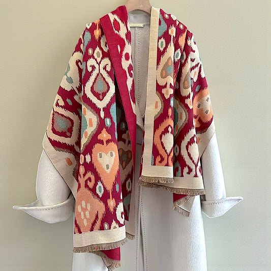 Pashmina/Chal/Bufanda Reversible