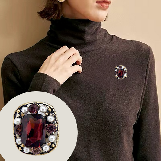Broche Rubí