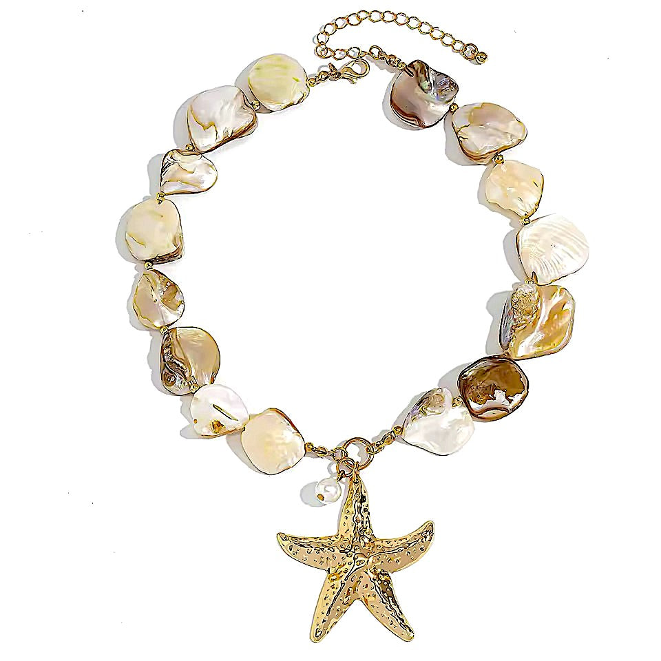 Collar Piedras Naturales Mar