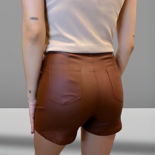 Short Eco Cuero Gala