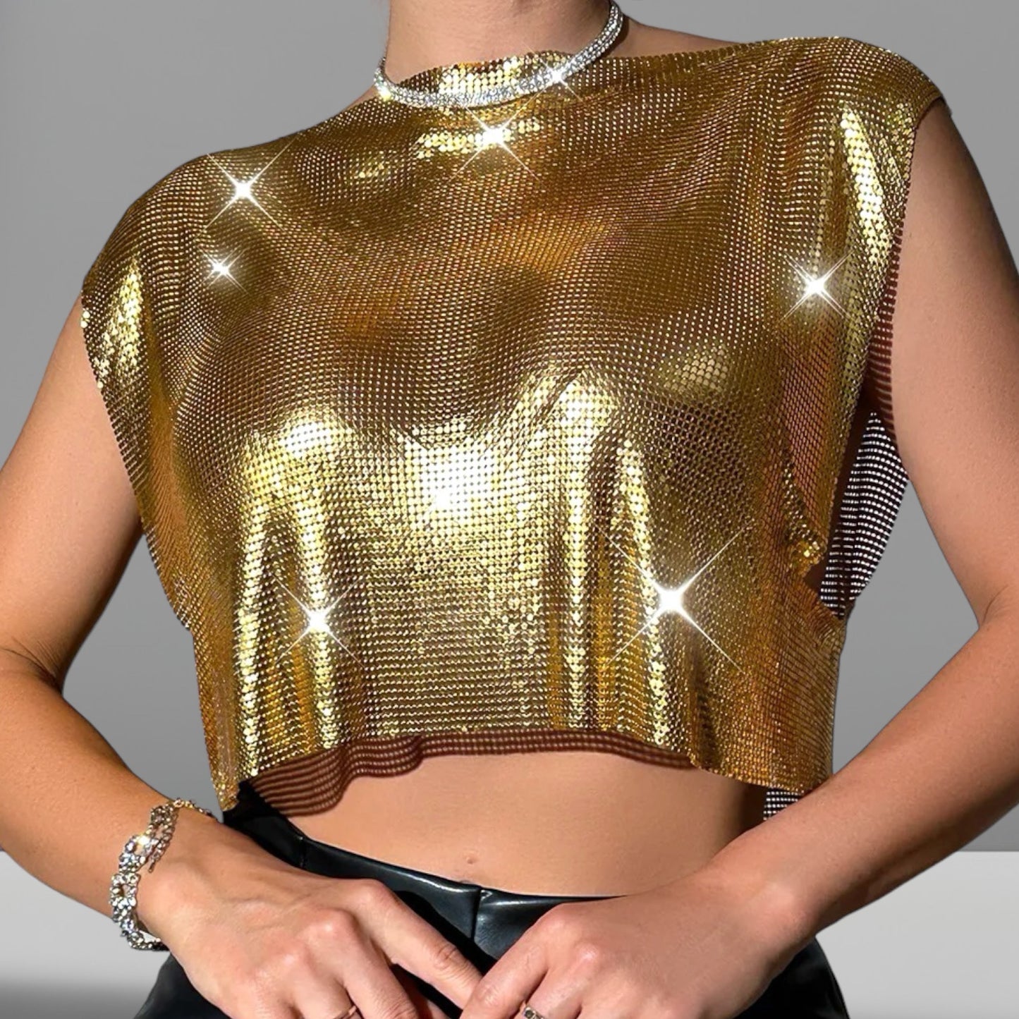 Crop Top de Metal Assia