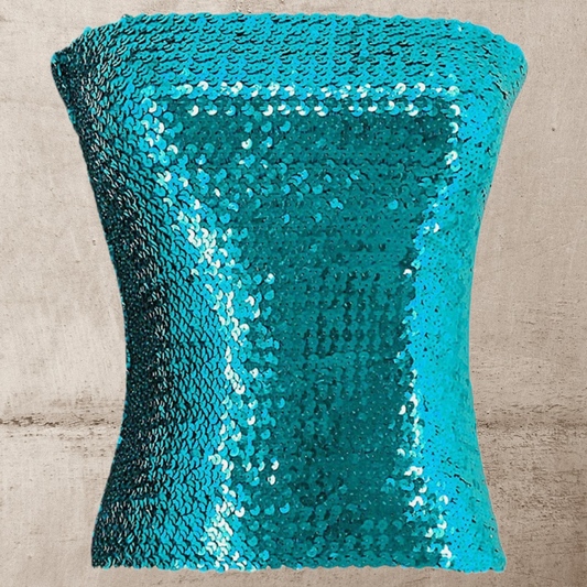 Strapless Lentejuelas Mar