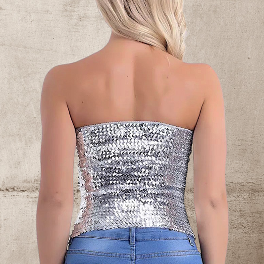 Strapless Lentejuelas Mara