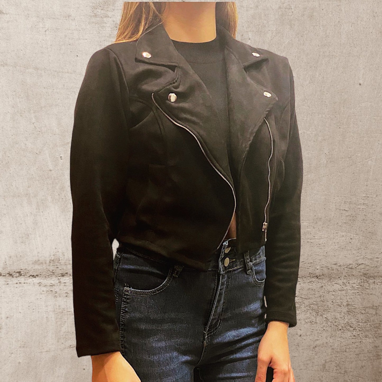 Campera Gamuza Olivia