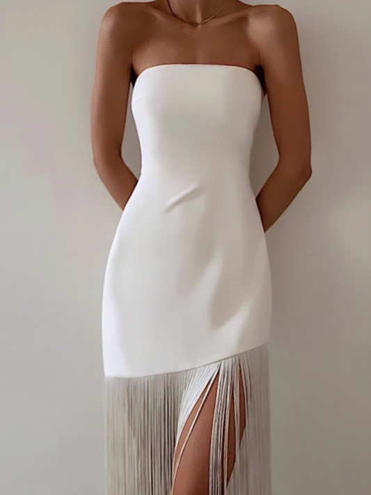 Vestido Flecos Celine