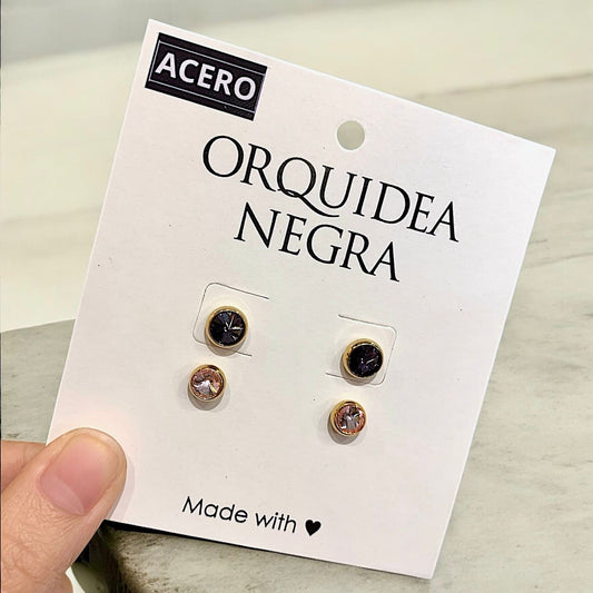Set Aros Acero Greta