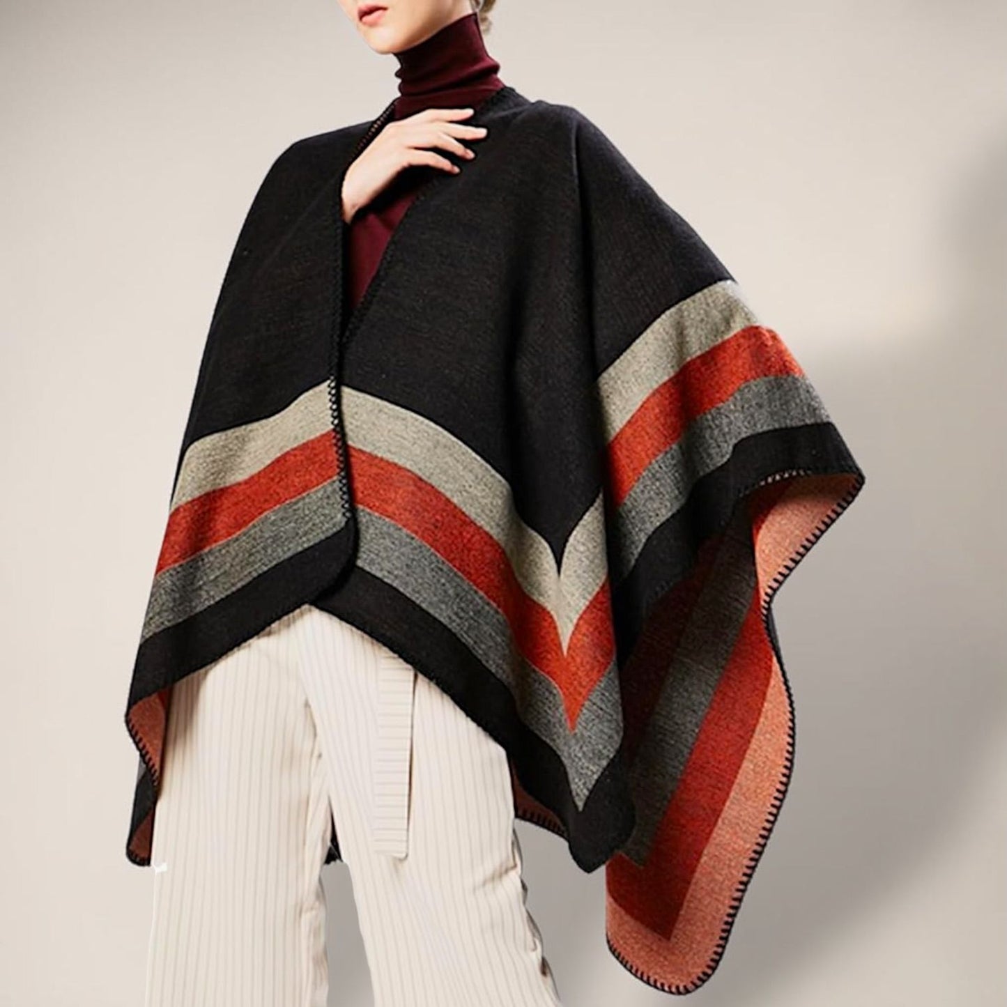 Ruana Reversible Aura