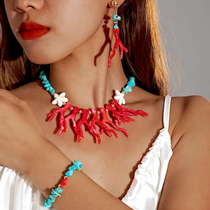 Collar + Aros + Pulsera