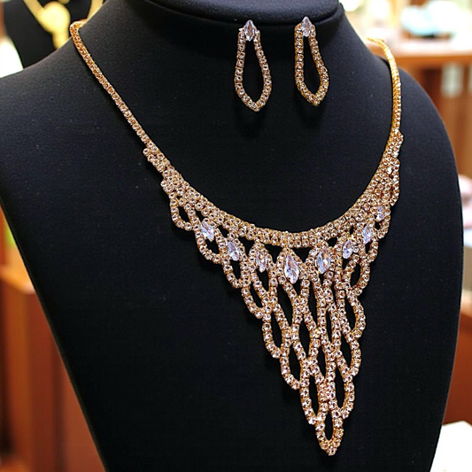 Collar & Aros Strass