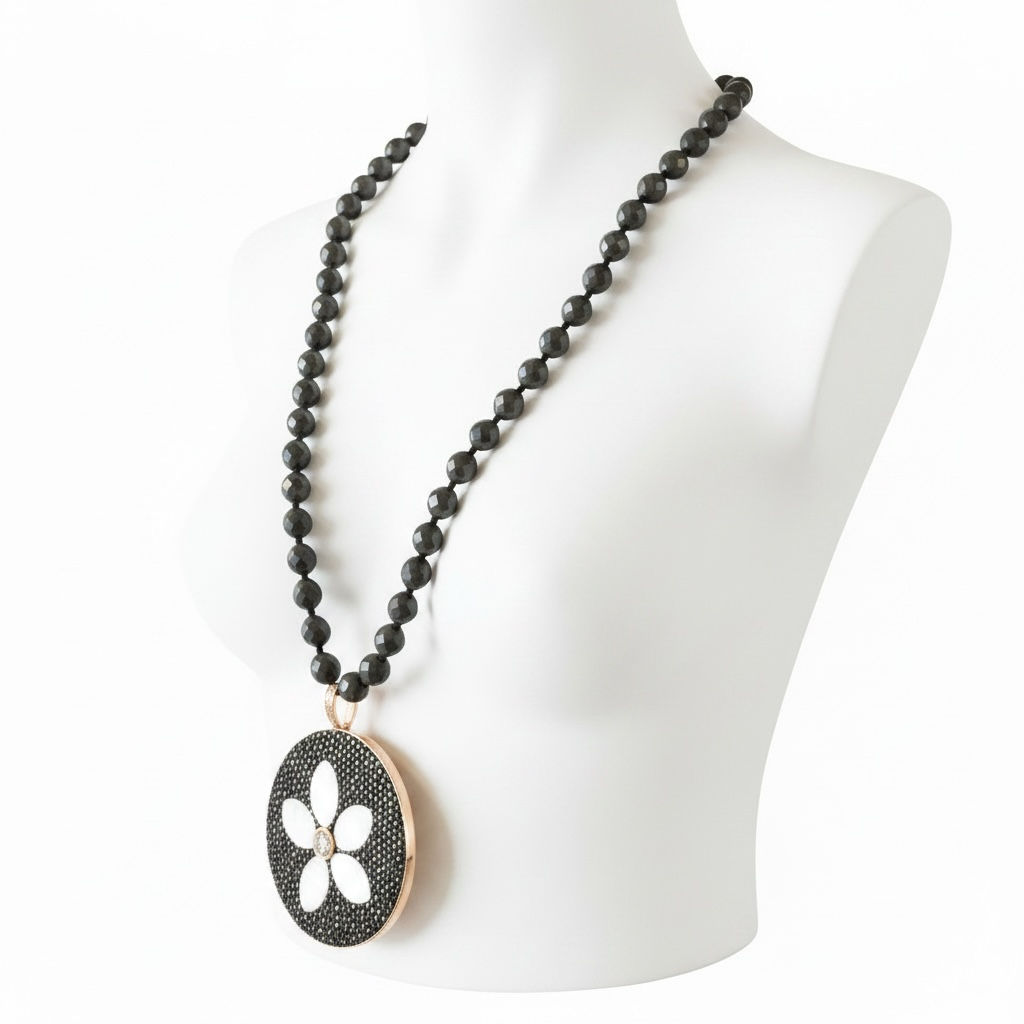 Collar Largo Piedras Naturales