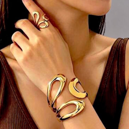 Brazalete & Anillo Aida