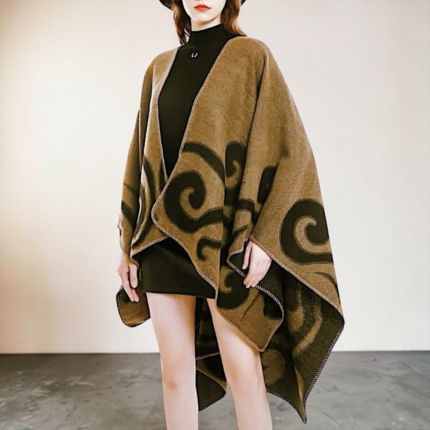 Ruana Reversible Edna