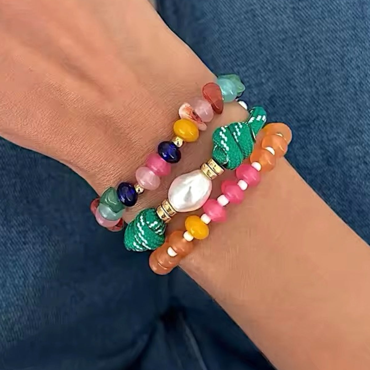 Set Pulseras Mary