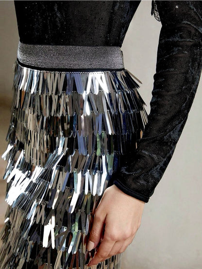 Pollera Lentejuelas Telma