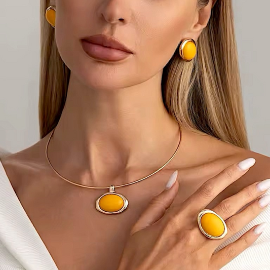 Collar/Aros/Anillo Inés