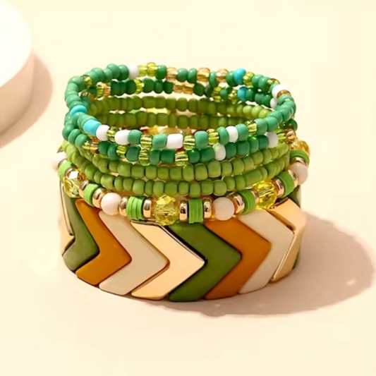Set Pulseras Jade