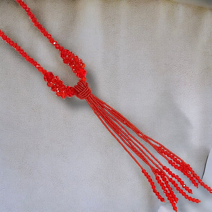 Collar Largo Cristales Dora