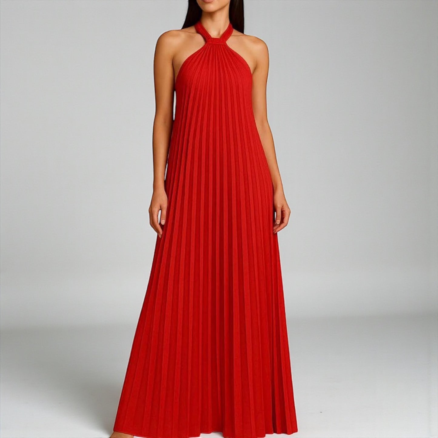 Vestido Plisado Gala