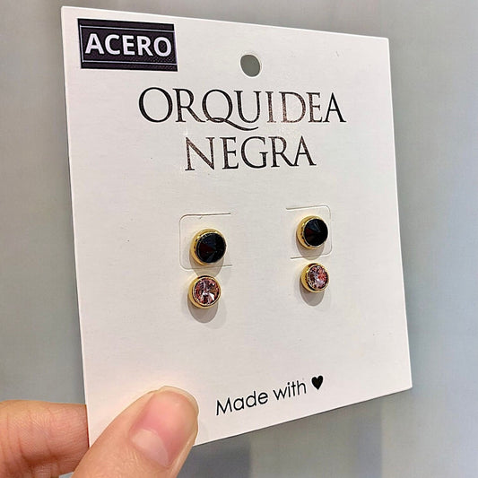 Set Aros Acero Aisha