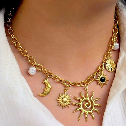 Collar Acero Evaluna