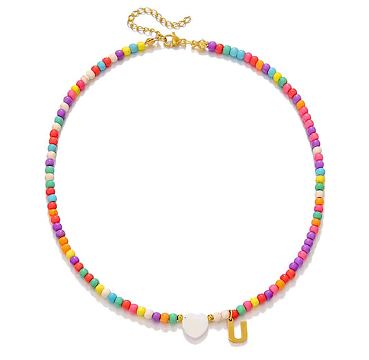 Collar Multicolor y Nácar U