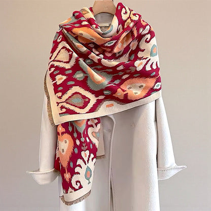 Pashmina/Chal/Bufanda Reversible