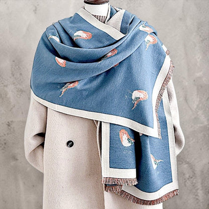 Pashmina/Chal/Bufanda Reversible