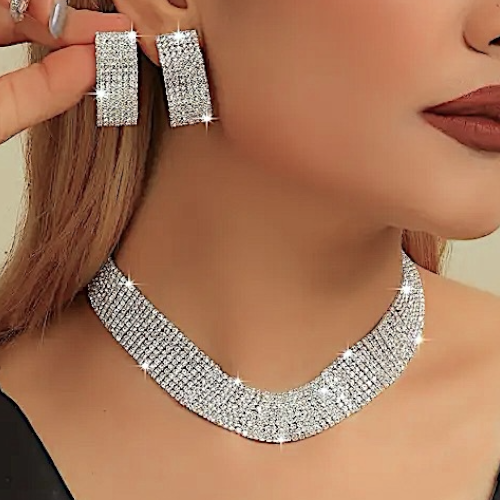Collar & Aros Strass