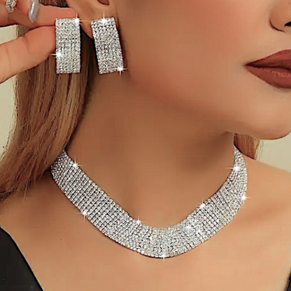 Collar & Aros Strass