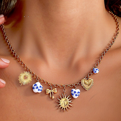 Collar Acero Mar