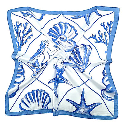 Pañuelo Seda Mar