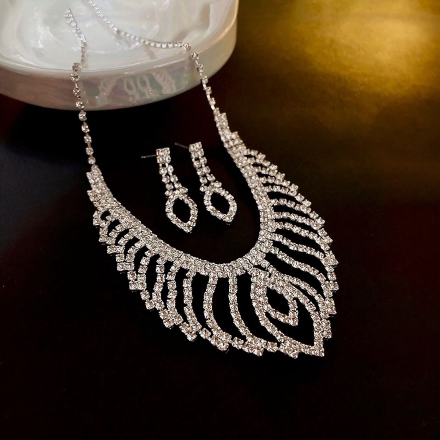 Collar & Aros Strass