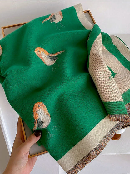 Pashmina/Chal/Bufanda Reversible