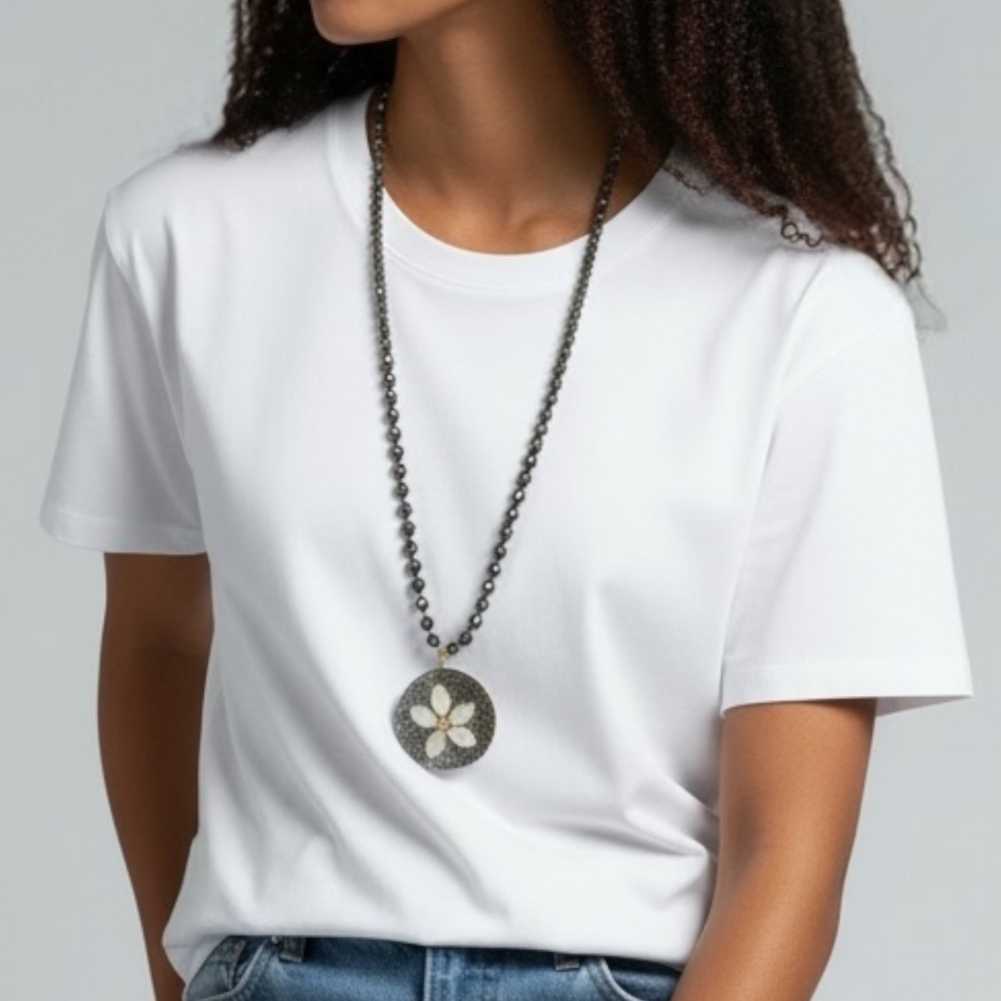 Collar Largo Piedras Naturales