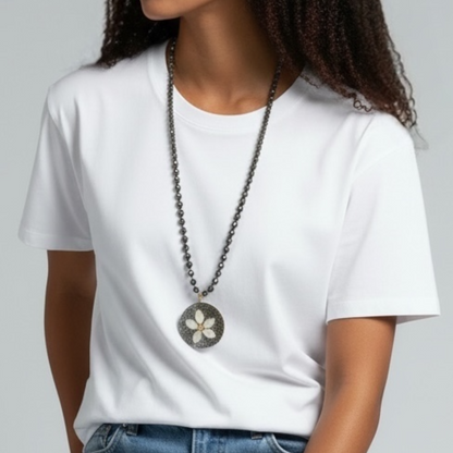 Collar Largo Piedras Naturales