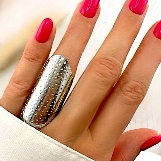 Anillo Acero Amina
