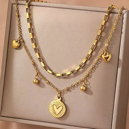 Collar & Aro Acero Anne