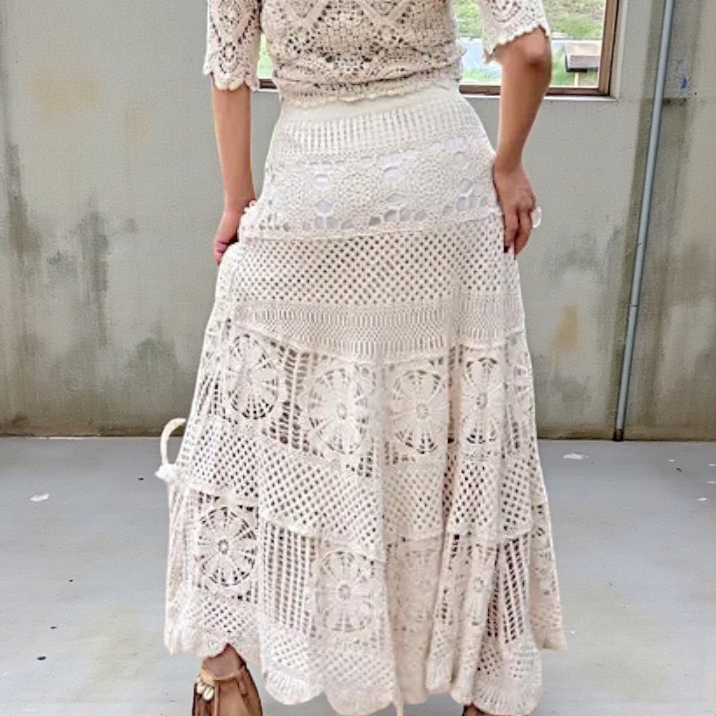 Pollera Crochet Mika