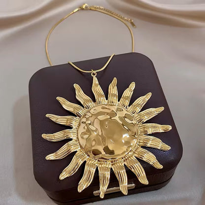 Collar Acero Sol