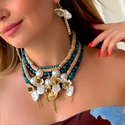 Collar/Choker + Aros Ana